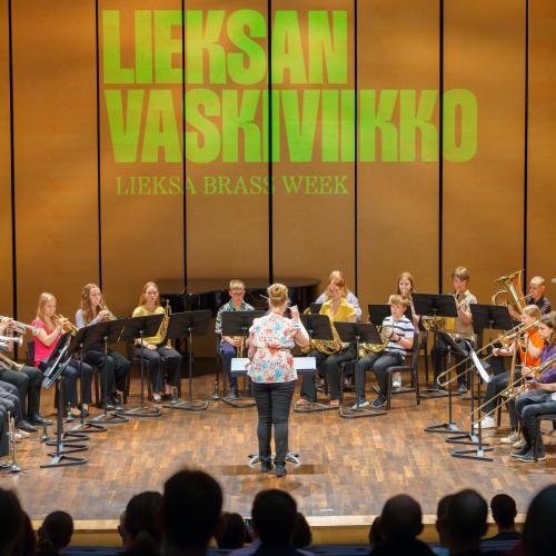 Kuva konsertista Lieksan Vaskiviikolta 2024 